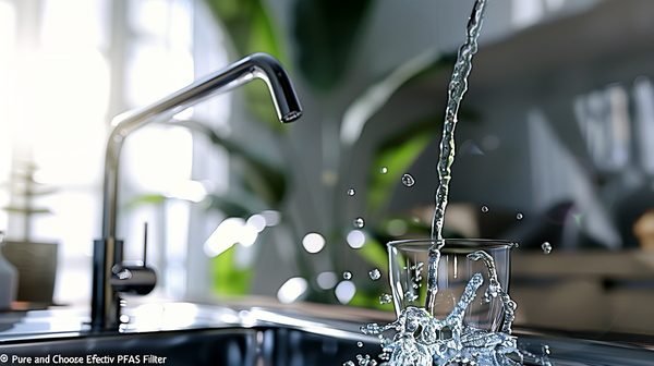 Eau pure et saine : choisissez un filtre pfas efficace