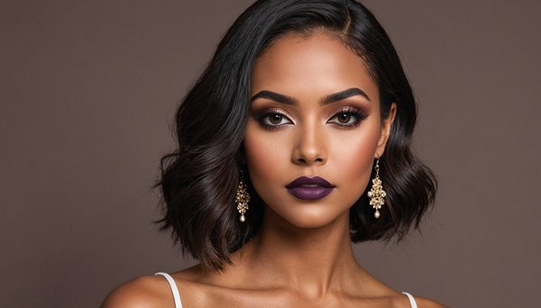 Idées tendances de maquillage coloré pour peaux noires et mates